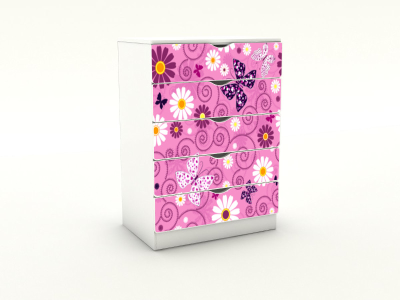 Becks komoda Pinkred